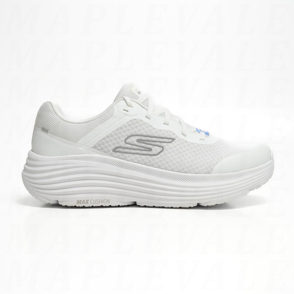 Skechers Max Cushioning Endeavour Running Shoes Men's Sz 11.5 White 220613/WHT
